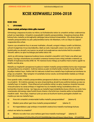 KCSE_KISWAHILI_2006-2018 (1).pdf